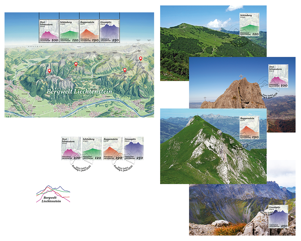 Les montagnes du Liechtenstein