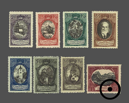 Landscapes, buildings, Prince Johann II