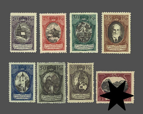 Landscapes, buildings, Prince Johann II