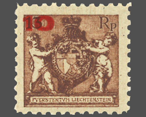 Wappen mit Putten / Aushilfsausgabe / Zä