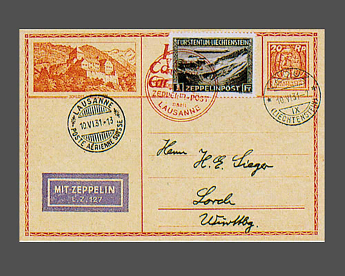 Postcard: Vaduz Castle