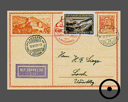 Postcard: Vaduz Castle