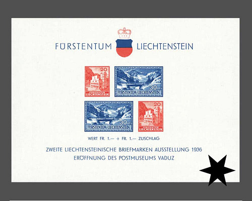 2. Briefmarkenausstellung - Eröffnung de