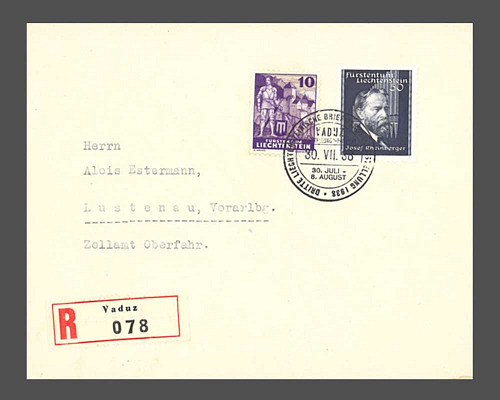 3. Briefmarkenausstellung - Josef Gabrie