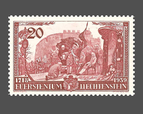 Huldigung für Fürst Franz Josef ll.