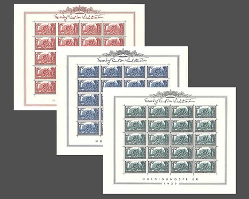 Huldigung für Fürst Franz Josef ll.