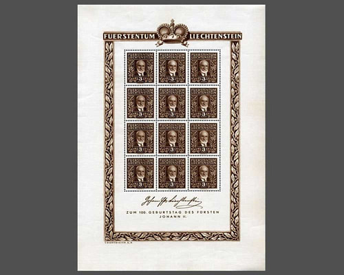 100th Birthday of Prince Johann ll.