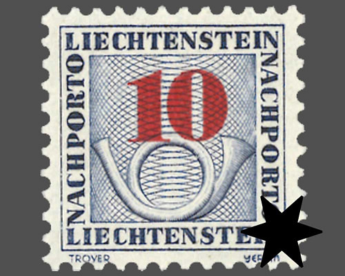 Numbers with posthorn