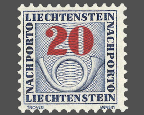 Numbers with posthorn