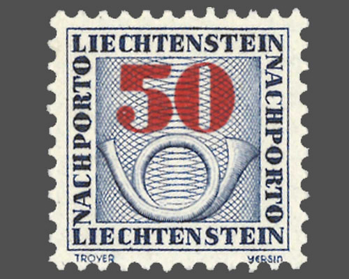 Numbers with posthorn