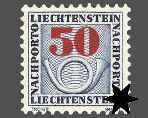 Numbers with posthorn