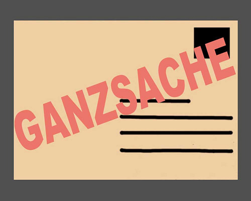 Postkarte: Gämse