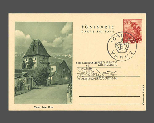 Postkarte: Enzian