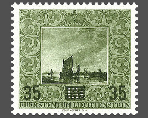 Gemälde - V / Provisorium mit farbigem A