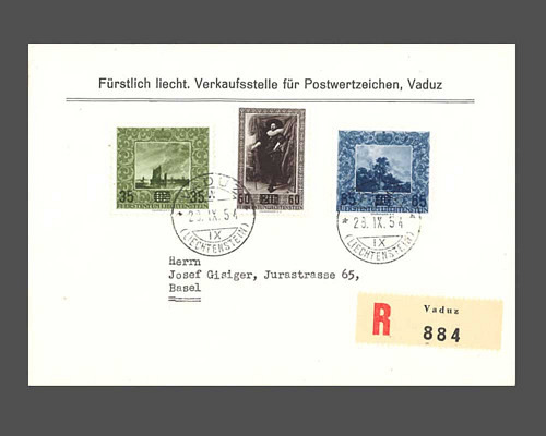 Gemälde - V / Provisorium mit farbigem A