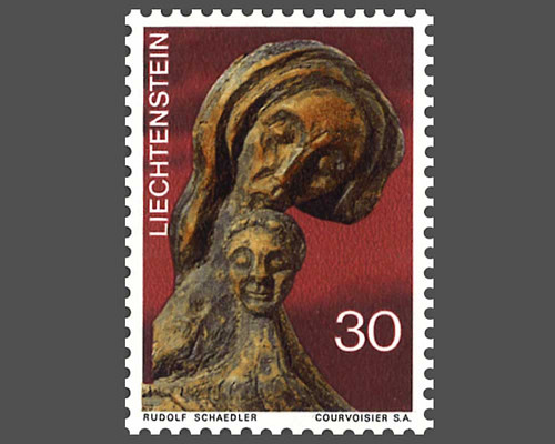 Christmas - Wooden sculpture by Rudolf S