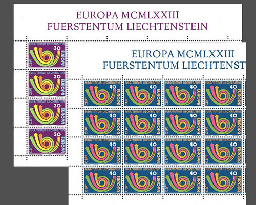 Europa - Stilisiertes Posthorn