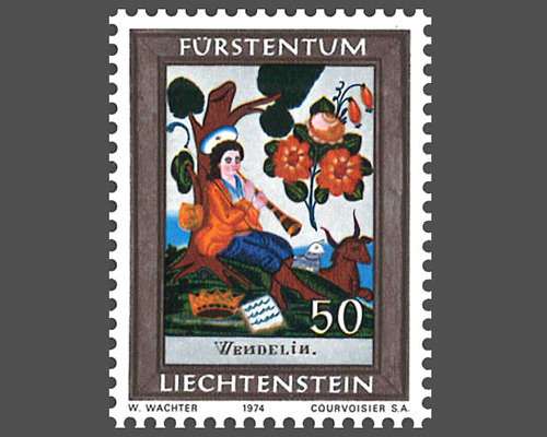 Weihnachten - Hinterglasmalerei