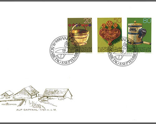 Old alpine-farming equipment