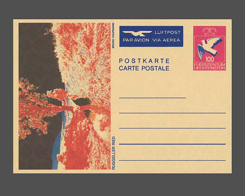 Postkarte: Taube