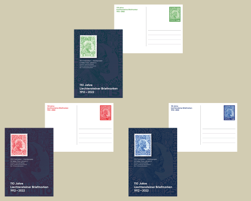 Postcard: 110 years of Liechtenstein sta