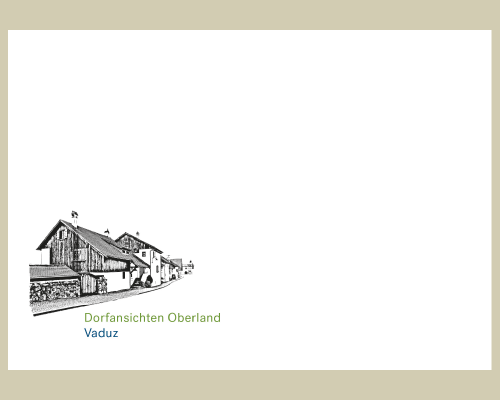 Vues de village - Vaduz