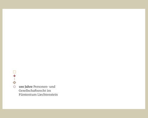100 years of the Liechtenstein Persons a