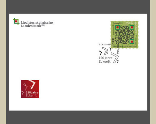 Special cover - 150 Jahre Liechtensteini