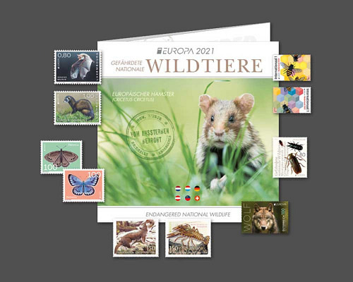 Europa set 2021 - Liechtenstein, Österre