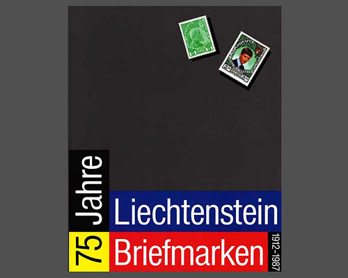 75 Jahre Liechtenstein Briefmarken - Ger