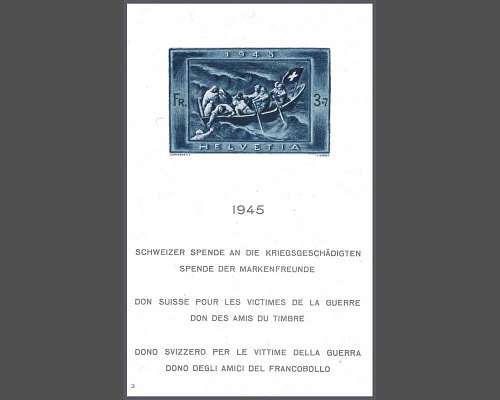 Swiss donation to war victims