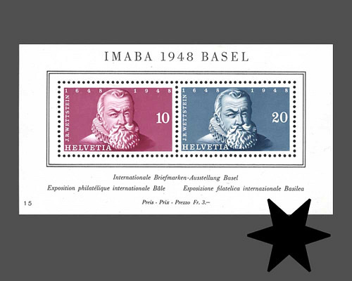 Souvenir sheet to commemorate the Int.