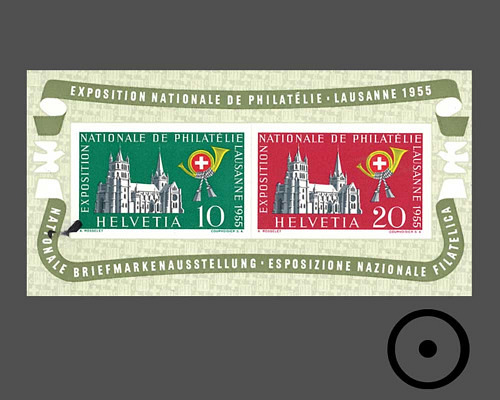 Gedenkblock zur Nationalen Briefmarkenau