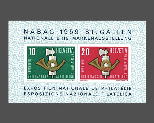 Gedenkblock zur Nationalen Briefmarkenau