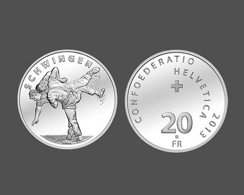 Switzerland - 20 francs coin "Swing"