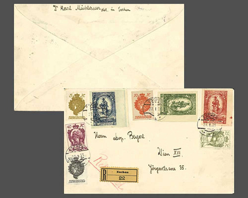 Mi. 40-42 U, 80. Geb. des Fürsten - Mado