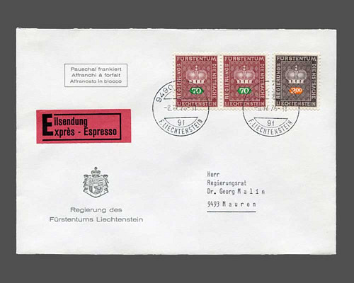 Mi.Nr. 51, CHF 0.70 im Paar und Mi. 56,