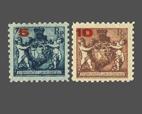 Wappen mit Putten / Aushilfsausgabe / Zä