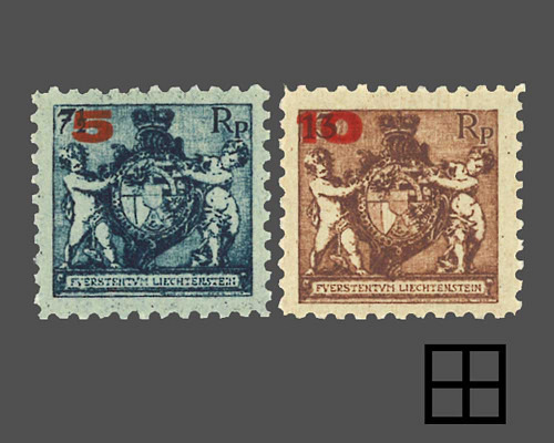 Wappen mit Putten / Aushilfsausgabe / Zä