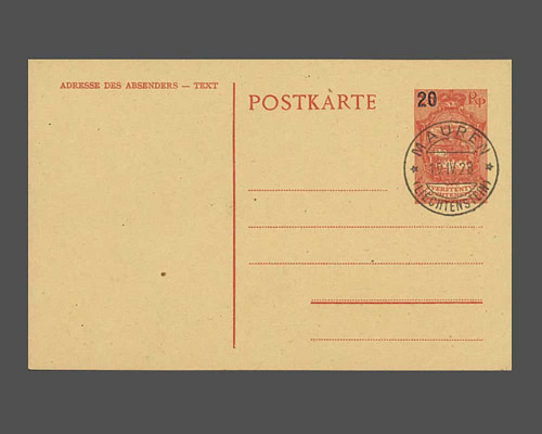 Postcard: Vaduz Castle