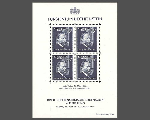 3. Briefmarkenausstellung - Josef Gabrie