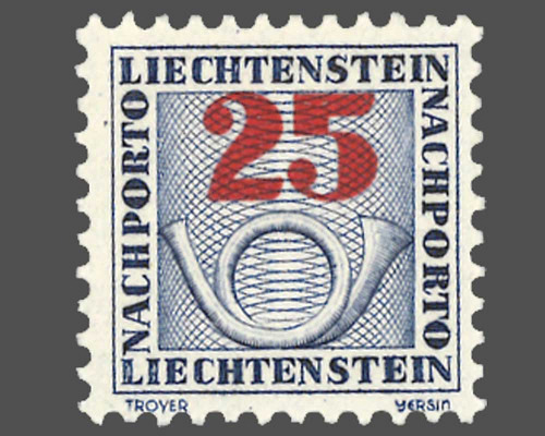 Numbers with posthorn