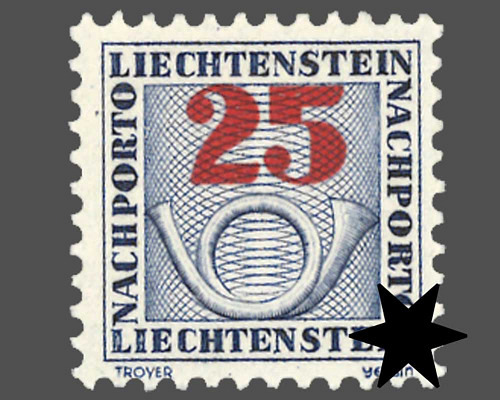 Numbers with posthorn