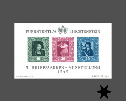 5.Briefmarkenausstellung - Gemälde-Block