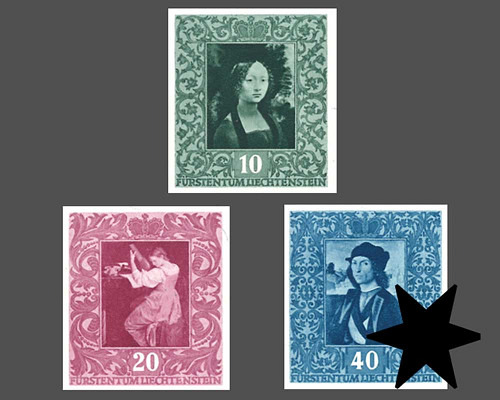 5. Briefmarkenausstellung - Gemälde-Bloc