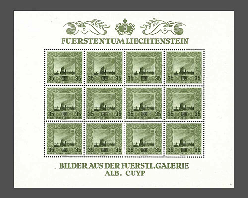 Gemälde - V / Provisorium mit farbigem A