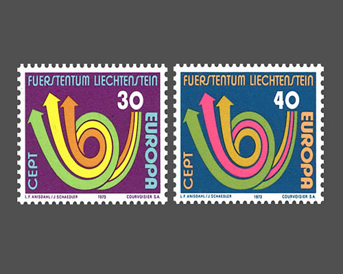 Europa - Stilisiertes Posthorn