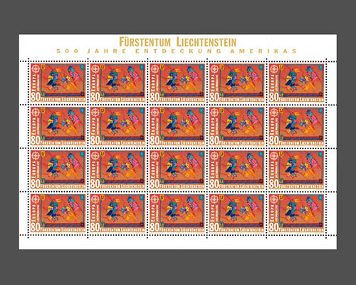 Europa - 500. Jahrestag der Entdeckung v