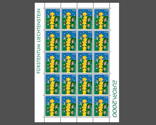 Europa - Children building a tower of st