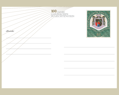 Postkarte: 100 Jahre Ganzsachen